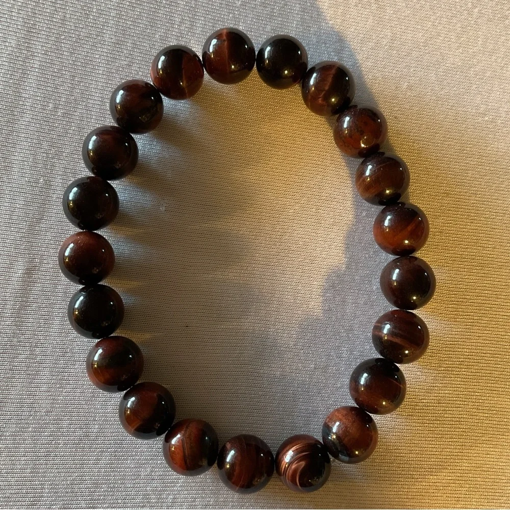 MEN’S TIGER EYE STRETCH BRACELET